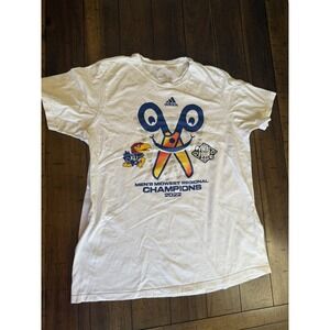 ADIDAS Men's 2022 midwest Regional Champions T-Shirt Color White Large‎